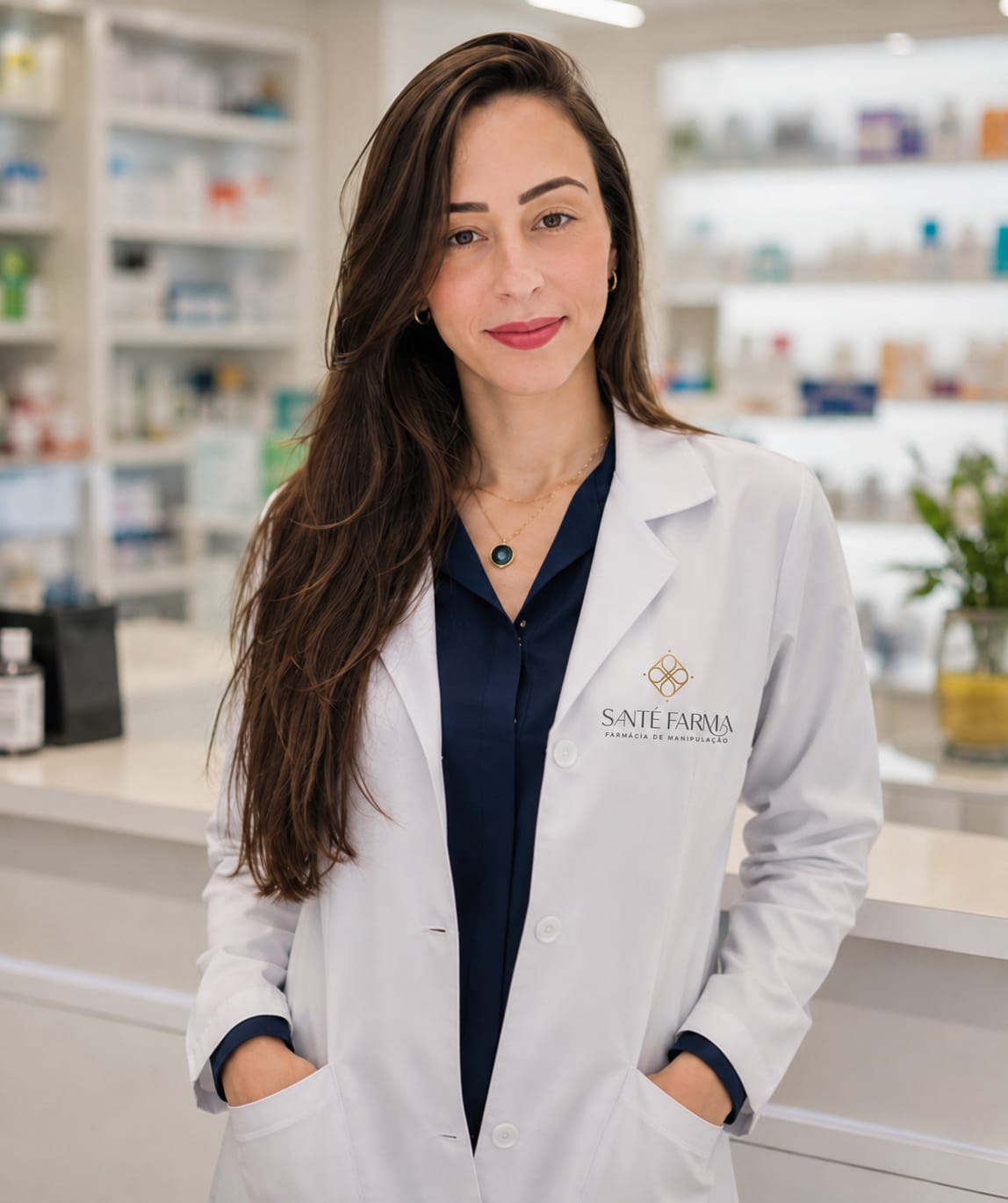 Verônica Mattos, farmacêutica responsável pela Santé Farma